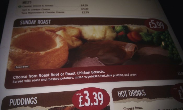 In case you didn't know what a Sunday roast looked like