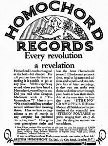 British Homophone advert, 1928