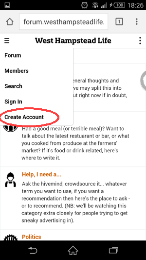 WHL Forum Create Account mobile