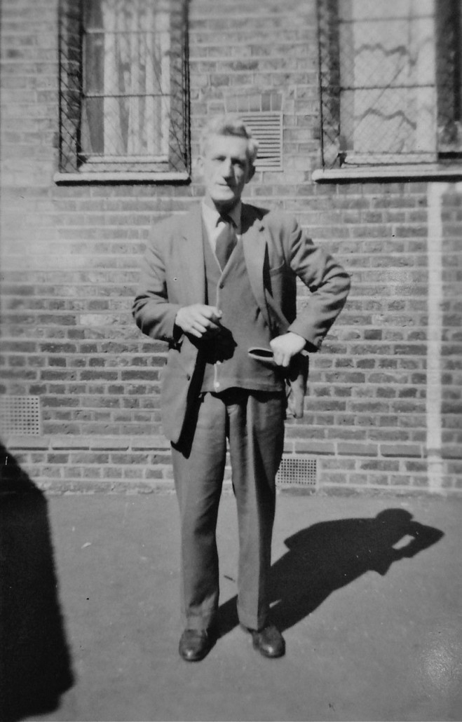 Mr Glassup, class teacher at St Mary's Kilburn in 1962