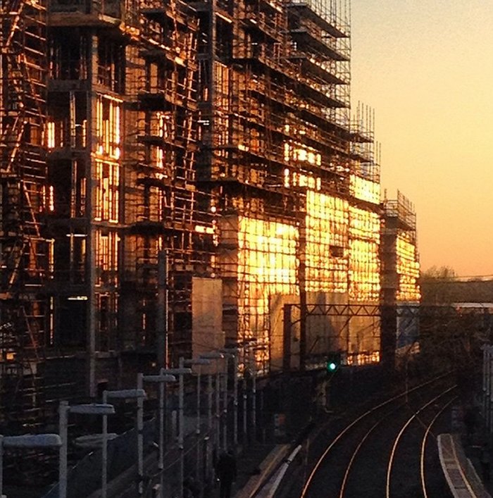 Ballymore construction via @LondonPhoton