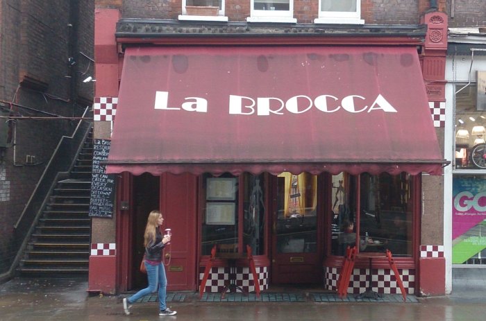La Brocca open for brunch on the Locke's last day