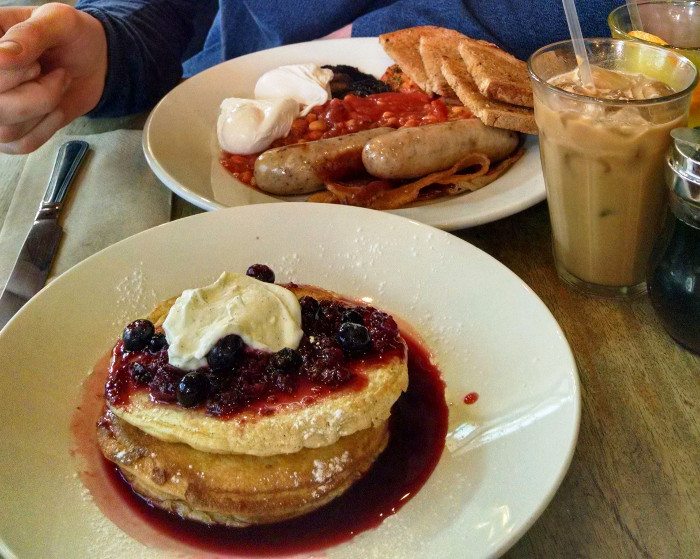 Brunch options at the Alice House