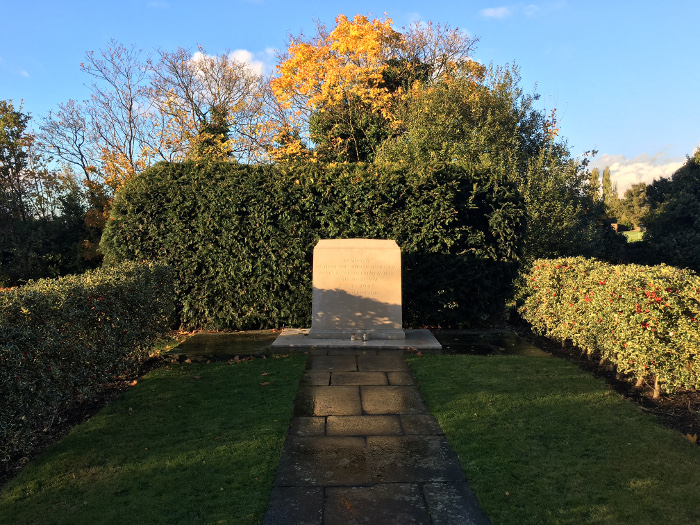 War Memorial in Hampstead Cemetery 