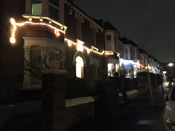 The Aldred Road Christmas lights 