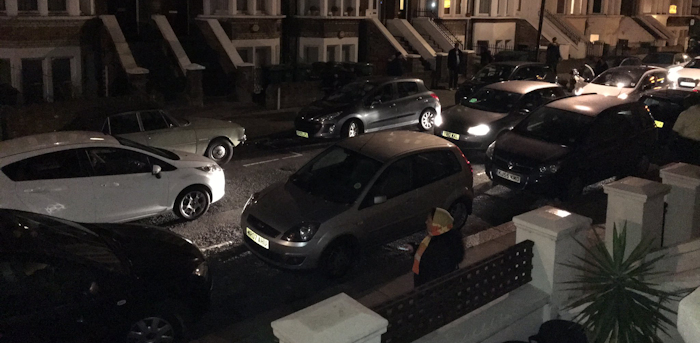 @NW6_residents: Once again no parking for residents! Instead more arguments as not one-way!