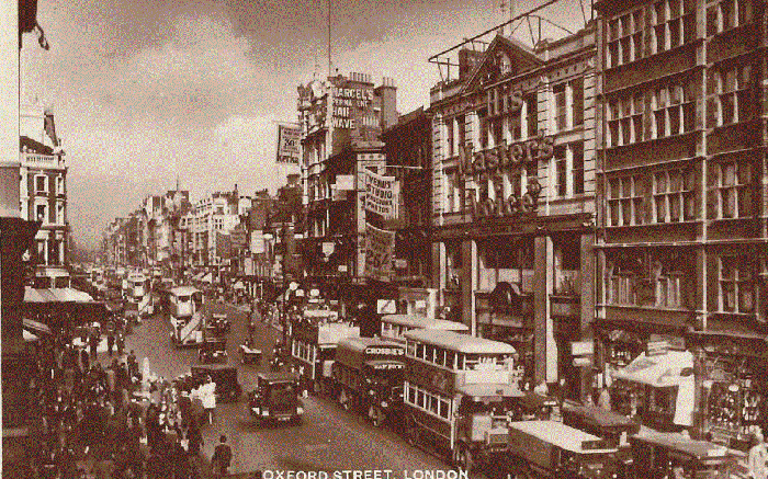 Oxford Street in the 1920s