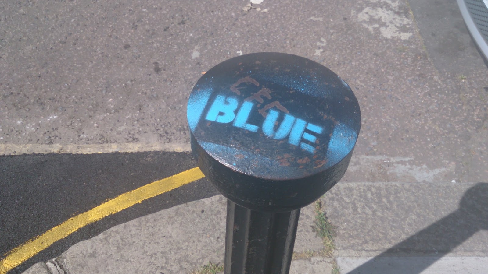 West Hampstead tagged blue