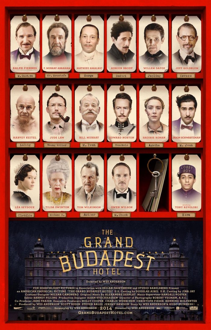 Film Club March 9: Grand Budapest Hotel
